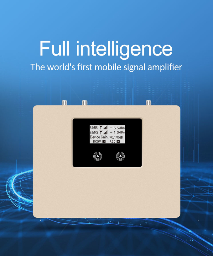 Набор 2 усилителя сигнала репитера 1800/2100MHz диапазона дисплея 2G 3G 4G LCD двойной клетчатый