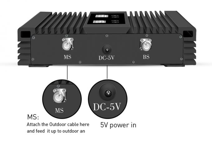 репитер диапазона 2G 3G 4G Tri, клетчатый репитер сигнала 850/1800/2100MHz 7