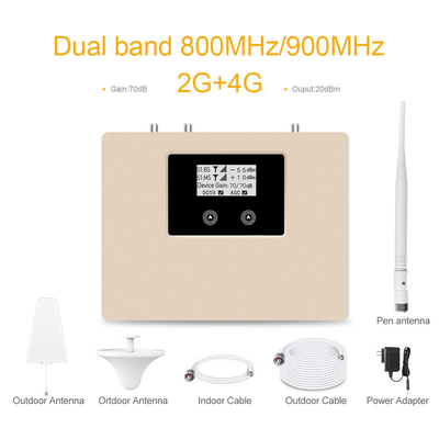 Купить 800-GSM+4G 70dB Gain Dual Band GSM Booster 4G LTE Мобильная сеть онлайн изготовление