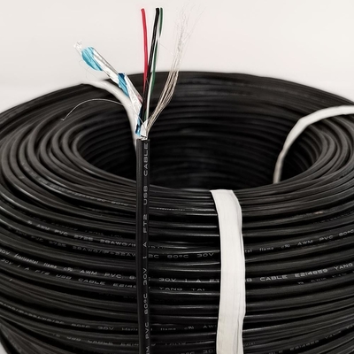 UL2725 AES смололо длина PVC 4 ядров изолированная кабельной проводкой подгонянная